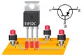 A transistor is a semiconductor radio element that is widely used in radio engineering, in modern television technology